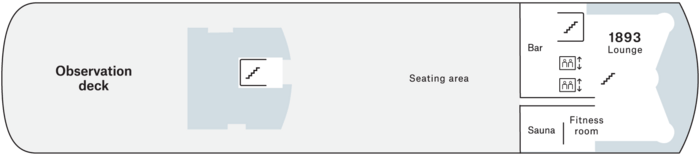 Ship Interior & Deck Plans on MS Midnatsol